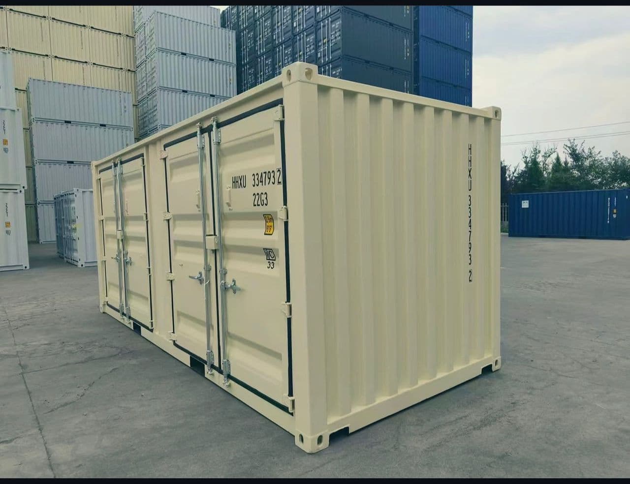 20ft High Cube Container with Side Doors